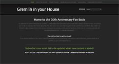 Desktop Screenshot of gremlininyourhouse.com